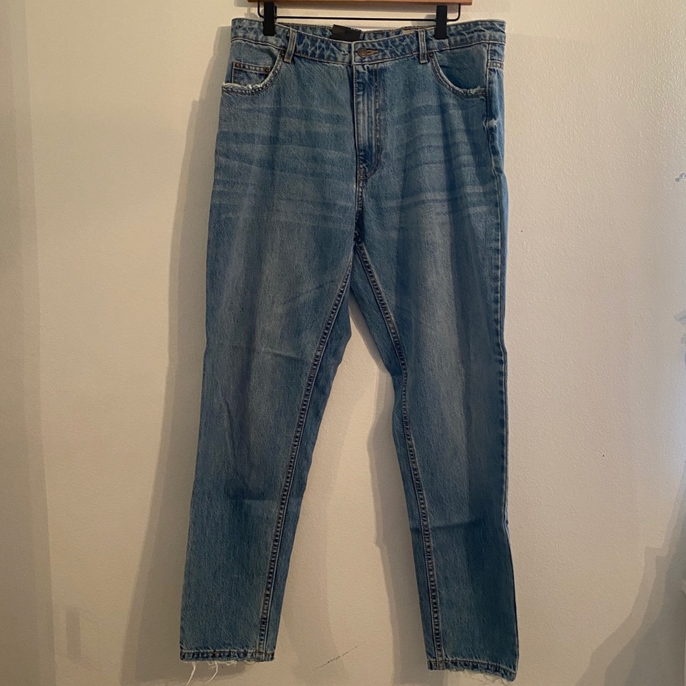 vero moda curve high waist denim jeans